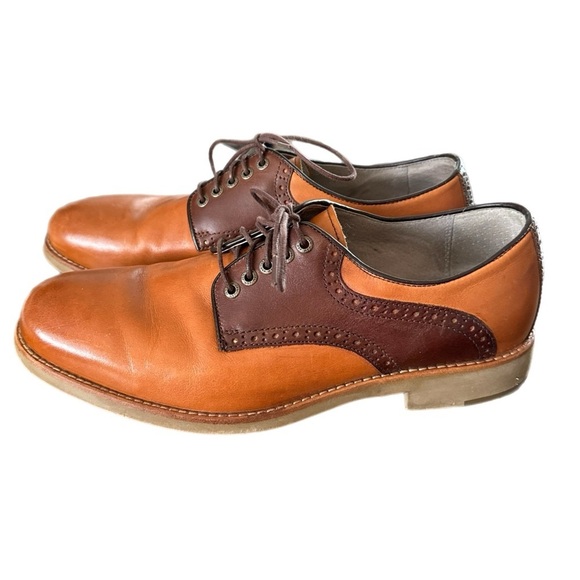 Johnston & Murphy Flex Sheepskin Oxfords Brown Leather...